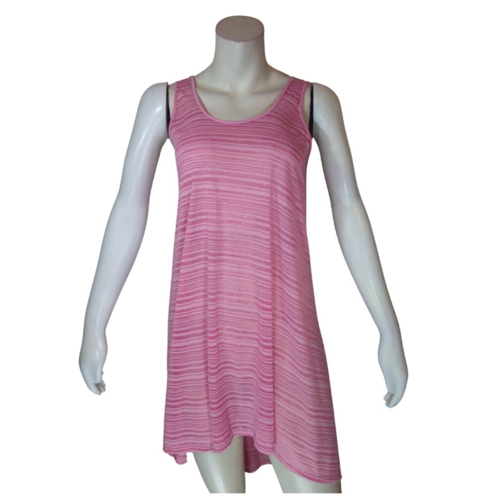 Pink Sheer Sleep Shirt  (has fabric pull)